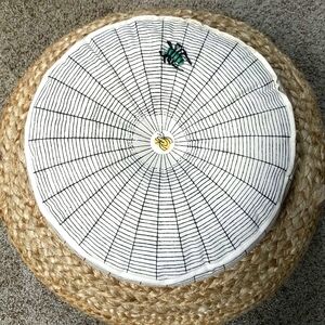 Limited Edition John Derian Round Tangled Web Throw Pillow